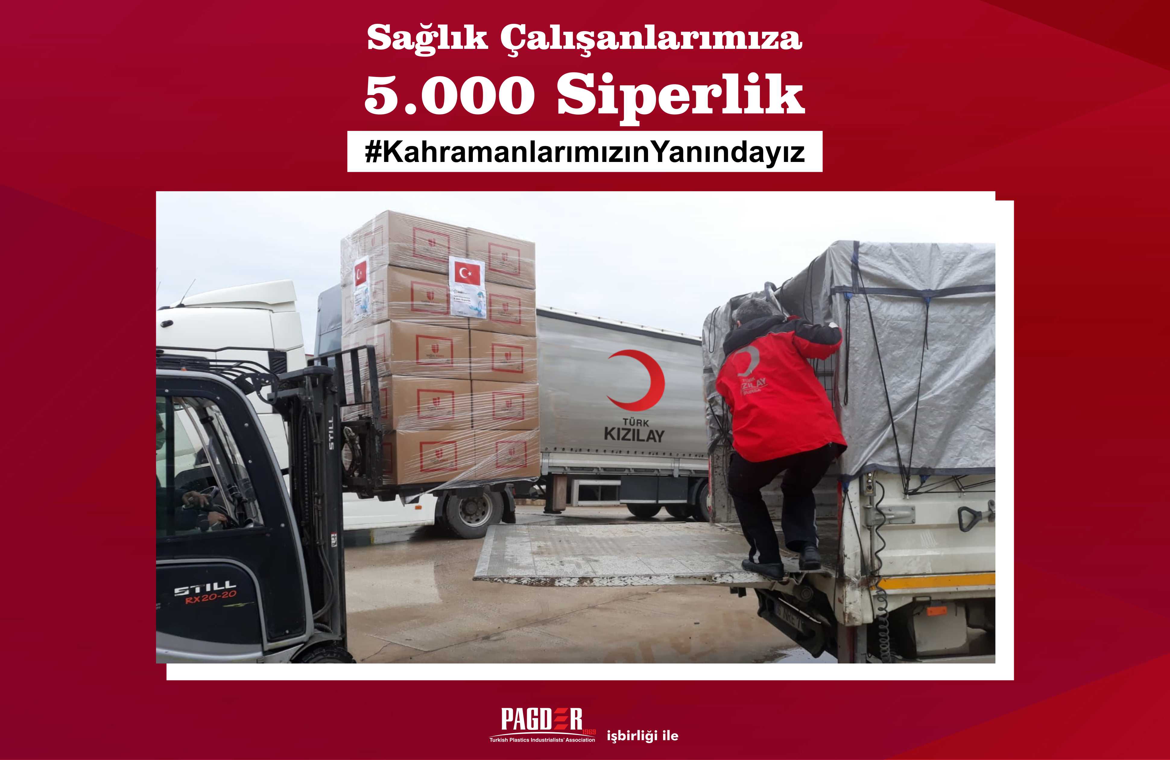 Sağlık Çalışanlarımızı 5.000 Siperlik