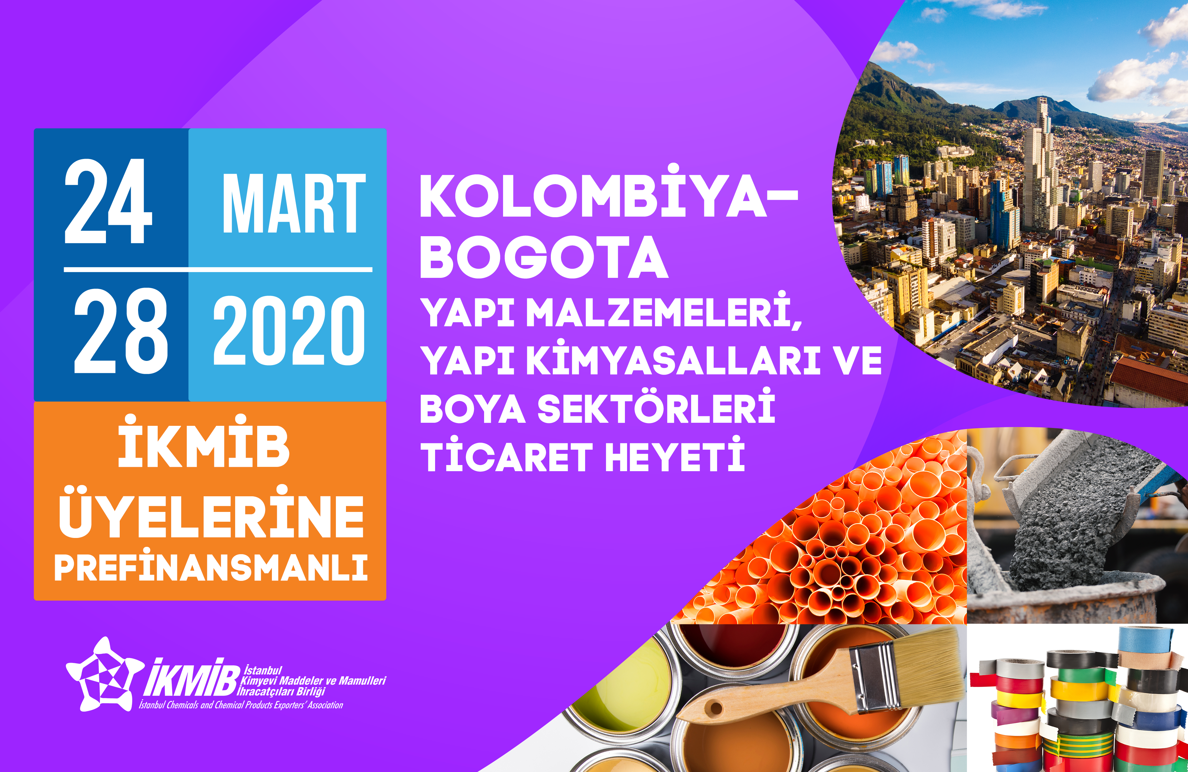 Yapı Kimyasalları ve Boya Sektörü - Kolombiya Ticaret Heyeti (24-28 Mart 2020)