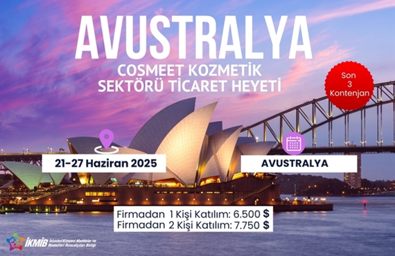 Cosmeet Avustralya Kozmetik Sektörü Ticaret Heyeti